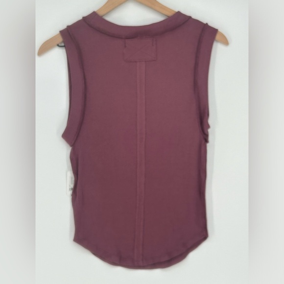 "NWT" We The Free "Free People" Kate Ribbed Tank Top- Wild Ginger- Size Medium - Picture 4 of 11